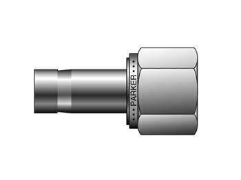 T2HG 12-1/4K-S Instrumentation Tube Fitting - Straight BSPT Female Adapter for use with Metric Tubing T2HG 12-1/4K-S CPI Metric Tube BSPT Female Adapter - T2HG K